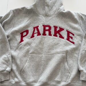 Grey PARKE Hoodie XXL Fleece Material- SOLD OUT